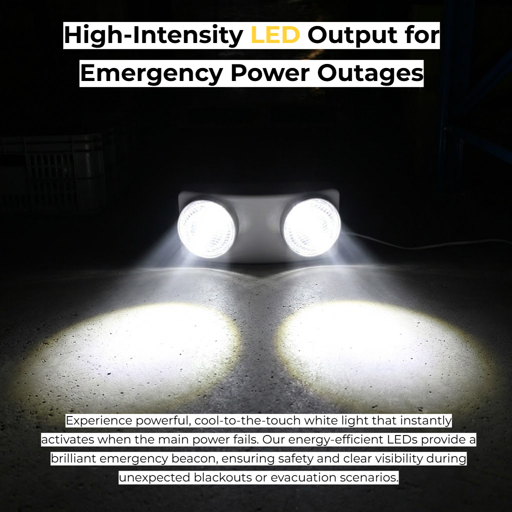 Двухголовочный светодиодный ав – обзор и цена Power Outage Light